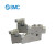 SMC SY5120-1LNE-C6 5通电磁阀SY5000系列 直接配管型/单体式2位单电控 L形插座式不带导线手动锁定