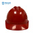 Raxwell V型ABS安全帽 新国标 带透气孔劳保防砸绝缘 建筑工地施工电工头盔 RW5101红色