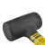 史丹利（STANLEY）橡胶防震锤瓷砖地砖地板安装锤无弹力橡皮锤子榔头黑色340g 57-561-22