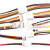 ZH1.5mm间距公母对插端子线 空中对接电子线 母头带线3P4P6P 6P 公头100毫米