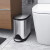 定制适用于Simplehuman 厨房卫生间不锈钢脚踏板式垃圾桶分类4.5/ 瑕疵-10L白色蝴蝶 侧面凹痕