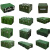 	中部工品 战备物资器材箱装备搬运箱供给运输箱 小型箱 600*500*500 单位：个