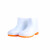 劳保佳 男士高筒雨靴 PVC加厚牛筋雨靴 低筒工作水鞋劳保胶鞋 白色 低筒 43