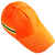 环卫帽环卫反光条大檐园林施工环卫帽小红帽安全帽防护劳保工作帽 橘色网格透气+反光条款