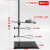 大号铁架台实验室高40/60/100cm厘米1米多功能加厚国标全套不锈钢方座支架化学十字夹子滴定夹蝴 大号万能夹