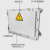 云霜   防爆配电箱接线箱防爆照明检修箱挂式不锈钢开关仪表控制箱电控柜   200*200*90