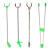 英格杰家 环卫捡垃圾夹子垃圾拾物器长柄火钳取物卫生夹 不锈钢款塑料夹头