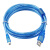 用于汇川PLC编程USB型线调试H0U/H1U/H2U/H3U Mini数据下载线 透明蓝 USB-MINI 3M