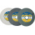金罗玛 KR-022 陶瓷砂轮片平面树脂沙轮抛光打磨床砂轮机磨刀机砂轮 46# 250*25*32白刚玉WA 