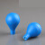 刻度移液管球蓝色水球刻度管球 橡胶球