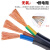 正泰电线国标阻燃RVV2/3/4芯电缆线1.5/2.5/4平方护套电源线 国标4芯0.5 平方 100m