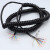 10芯弹簧线信号线带屏蔽0.2/0.3平方螺旋电缆线伸缩线编织屏蔽线 10芯0.2平方拉7米(OD 6MM )