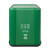 益美得 FH-1241 分类垃圾桶带提手压圈小号办公室酒店客房桶 10L绿色（厨余垃圾）