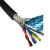 485双绞屏蔽线RVSP 2 4 10 12芯0.2/0.3/0.5平方通讯线 100米嘉博森 双绞屏蔽6芯X0.75(100米)
