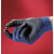 精细操作手套ansell  11-618 超轻型手套 触感和度 轻薄灵活 蓝黑一双 L