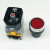 带灯自复式按钮开关LA38-11D/203209平头控制按钮开关22mm红色 红色 380V