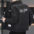 CKZRKC冬季保暖棉衣外套男士新款韩版修身加厚立领羽绒棉服痞帅条纹棉袄 黑色 M95110斤
