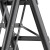 Honey Cute梯子家用人字梯折叠室内加厚多功能置物梯 黑色加厚碳钢 两步梯