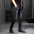 艾卡梵（aikafan）男士牛仔裤2023新款黑色潮牌韩版修身直筒男士休闲百搭弹力裤2080 2080黑色 27码(建议体重80-95斤)