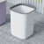 宅米兔 方形垃圾桶 带压圈方形垃圾桶 厨房卫生客厅清洁垃圾桶 15L 单位：个