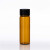 2/3/5/8/10/15/20/30/40/50/60ml透明棕色玻璃样品瓶试剂瓶西林瓶 15ml棕色含盖（普通垫）
