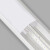 龙代（longdai）LED灯管 一体化净化灯日光灯防尘工厂车间照明灯 弧形款20W/0.6米/白光 1盏