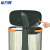 希万辉 办公室二合一大容量茶桶垃圾桶【白色+导水管】XWH0221