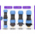 防水航空插头IP68后螺母连接器公母对接3-4-5芯2工业插座电线接头 SP21 5芯 30A 对接型