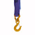 品尔优/PPU 单腿柔性吊装带成套索具(美式眼型货钩) ULO08 载重8t 随机 ULO08-10M 9 