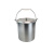 加油站专用铝桶油桶防爆铝桶圆桶加厚直型铝水桶锥形铝桶铝消防桶 一体锥形桶20L