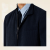 阿玛尼（GIORGIO ARMANI）24新款男装贴边口袋单排扣海军蓝色西装夹克外套 54