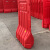 【链工 】水马塑料交通设施高围挡红色注水围栏移动灌沙路障水马屏风护栏 1200*950*300mm