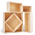 木箱定做木盒子大收纳整理实木质制做松木头储物凳榻榻米定制木盒 40*40*8CM 【1.2厚板-外径】
