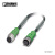 菲尼克斯 执行器电缆 SAC-5P-M12MS/10,0-PUR/M12FS┃1403889 5位 10m 黑-灰色 M12