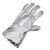 者也 铝箔耐高温手套300-400度工业铸造冶炼电焊防烫手套五指