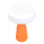 中光森 ZGS-SCF37 手持式泛光警示灯 蘑菇灯 360度应急照明灯 DC3.7V 44*92*144mm