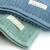 洁丽雅纯棉毛巾深色2条装 加厚加大条纹洗脸洗澡巾家用蓝色+绿色95g/条