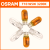 欧司朗（OSRAM）意大利产W5W示宽灯T10牌照灯阅读灯12V小插泡WY5W转向灯泡 欧司朗T10/W5W(红光LED1对) T10