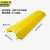 京洲实邦【PVC黄色塑料大一槽1000*250*40mm】橡胶线槽减速带电线保护槽JZSB-9352B
