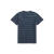 拉夫劳伦（Ralph lauren）男士T恤 新款经典条纹圆领时尚商务休闲复古轻便透气舒适男士短袖 Navy M