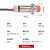 德力西接近开关PNP传感器24v金属220电感式NPN二线M12三线8感应 米白色