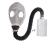 沁度防毒面具长管呼吸器化工全面罩橡胶滤毒罐导气管 适面具+0.5米管+4号罐