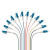 信捷(ABLEMEN) 48芯分支光缆LC-FC 集束单模束状尾纤光纤跳线13m