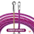 电工专用穿线器新款穿线神器万能拉线引线器穿管串线器暗线穿线管 紫色5米滑轮头送2个速紧器 6mm加