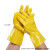 浸塑加厚橡胶工地防油防滑耐磨耐用干活用的防水劳保 黄色光面2只1幅