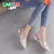 卡帝乐鳄鱼（CARTELO）凉鞋女鞋子2021夏季新款韩版方头蝴蝶结高跟鞋粗跟包头中跟搭扣真 米白色 38