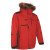 理联 LN-YRF001连帽短款白鸭绒羽绒服冬季保暖工作服 红色 S
