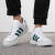 阿迪达斯 （adidas）官方舰店鞋板鞋 新款运动鞋NEO滑板鞋耐磨低帮小白鞋休闲鞋 FW6688-现货上市-绿色三条纹 40.5