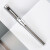 萨搏 广告笔定制logo印字 塑料圆珠签字笔中性赠品笔定做 书写记录财务用笔考试水笔笔芯 银色-单支（930） 中性笔