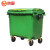 鸣固 垃圾桶 塑料移动环卫垃圾车 加厚市政物业垃圾清运车 1100L ZJ1064